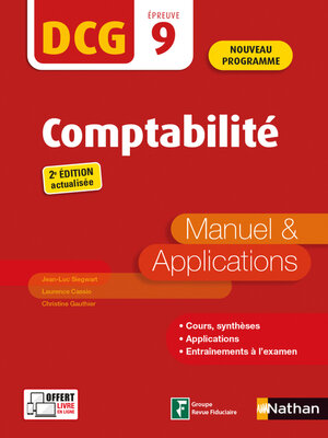 cover image of Comptabilité--DCG 9--Manuel et applications--2021--EPUB